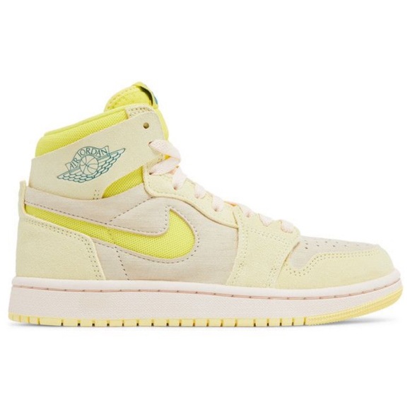 Size 10 Nike Zoom Air High-Tops - Yellow and White (Worn Once) - Picture 10 of 13